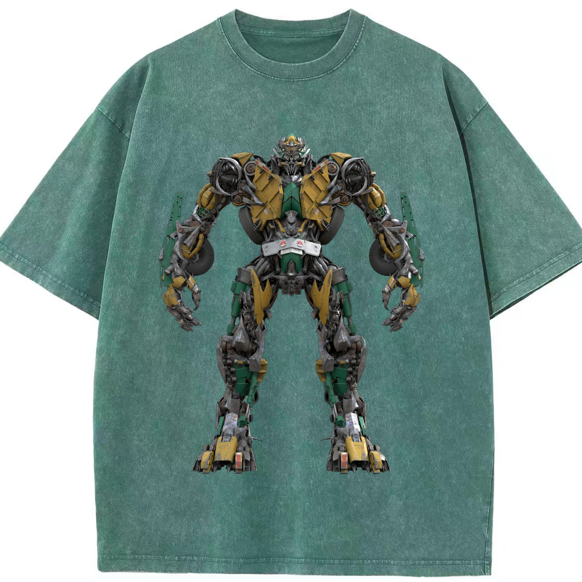（画像用）  綿100% ヴィンテージ風 半袖Tシャツ（フロントプリント）